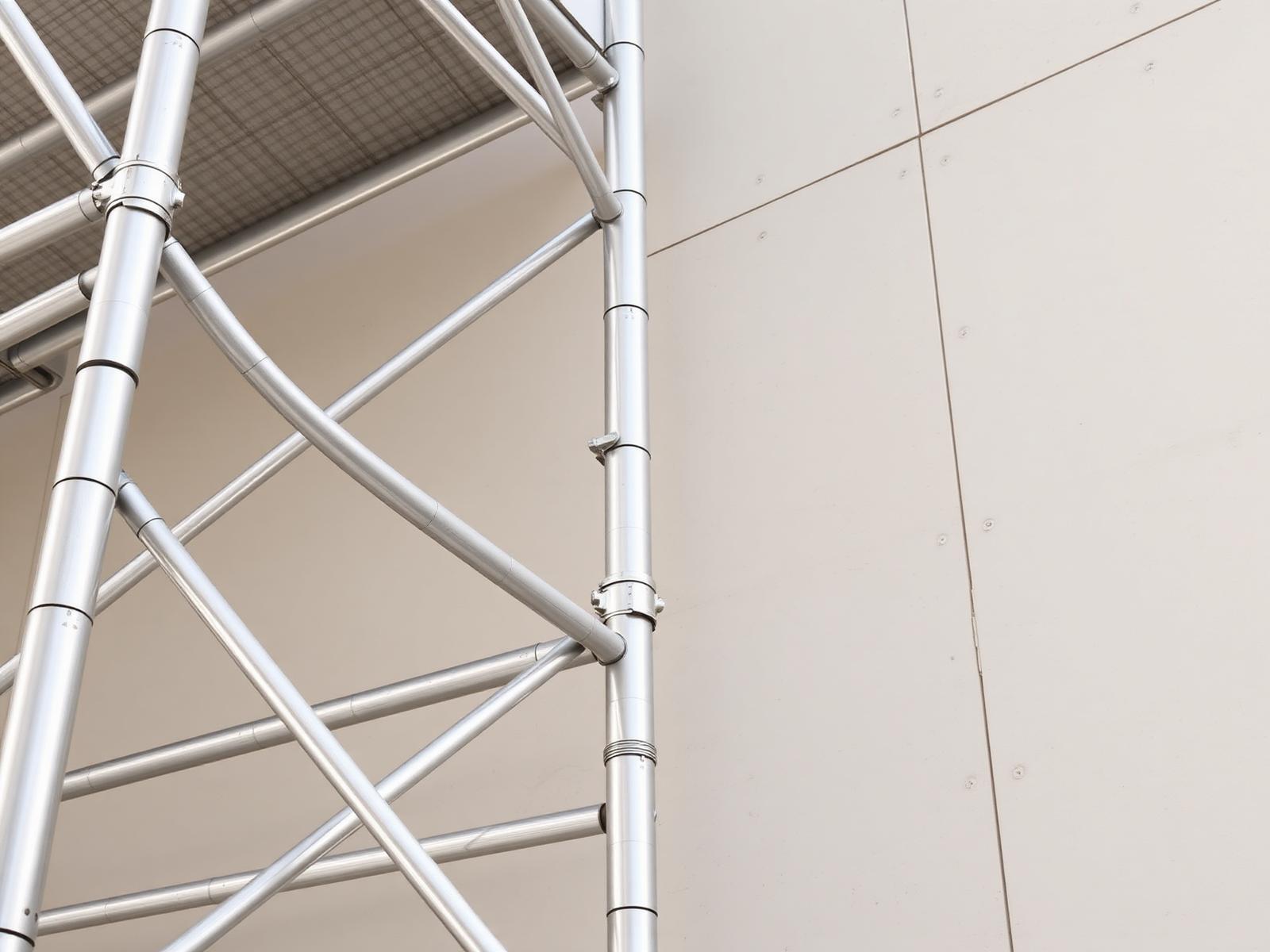 Detail van een steigerkoppeling
